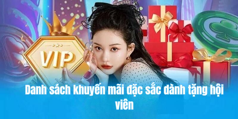 Danh sách khuyến mãi đặc sắc dành tặng hội viên